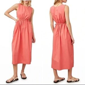 Rails Coral Peach Midi Dress Size XS